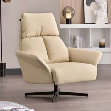【obis】Benita旋轉休閒椅(單人沙發)米白