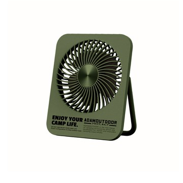 ADAMOUTDOOR USB充電式迷你桌上型風扇-綠