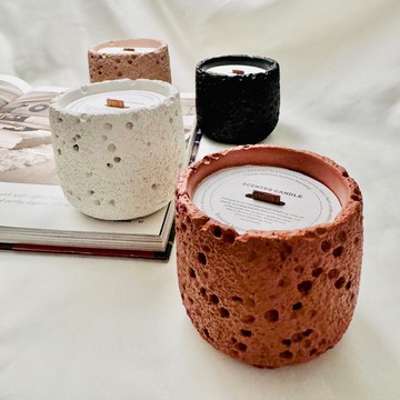 【Rose Tree】流浪星球香氛蠟燭。香氛木芯蠟燭