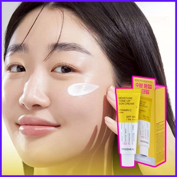MEDIHEAL Moisture Tone-Up Sun Cream 50g Vitamin C