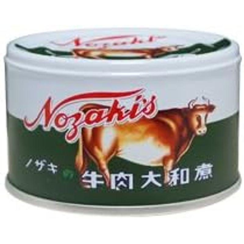 ノザキ 牛肉大和煮 缶切り不要 備蓄用食品 155g×24缶 1ケース