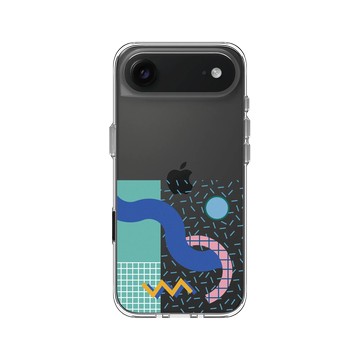 iPhone Air Clear Case（相機按鈕） 透明 - Curious 80’s  好奇八O - 水哦～