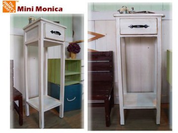 Zakka鄉村風收納櫃 矮櫃層櫃dm架目錄架木箱民宿