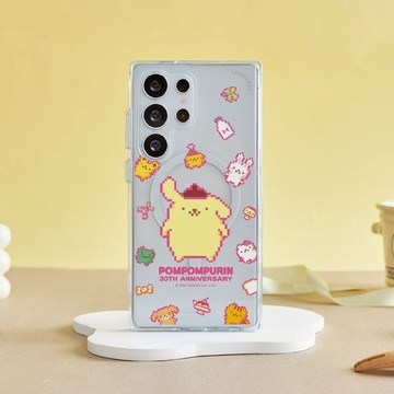 布丁狗寶物大集合像素款防摔透明SAMSUNG手機殼