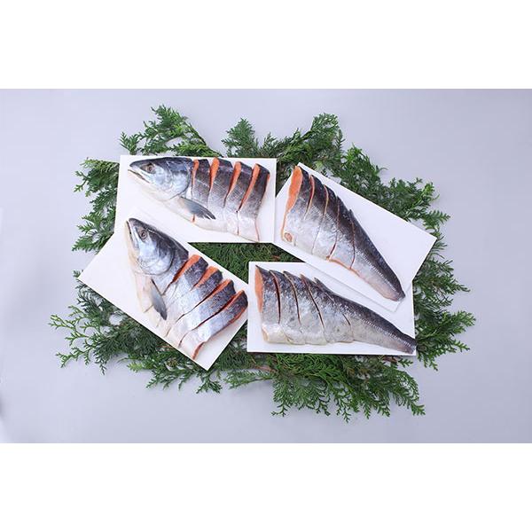 北海道産銀毛新巻鮭姿切身 7102 水産 お歳暮 内祝い お返し お祝い ギフト