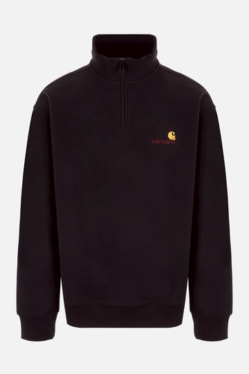 CARHARTT WIP Half Zip American Script fleece sweatshir Man