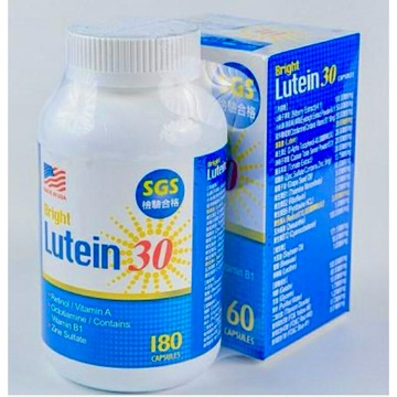 葉黃素  買大送小 睛采30葉黃素膠囊 180+60粒/盒 山桑子萃取 維生素A  葉黃素 維生素B1【立得藥局】
