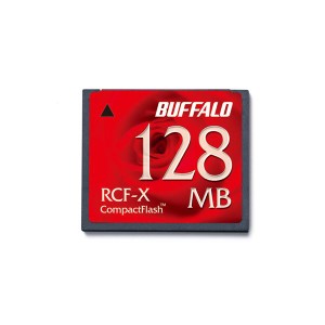 (まとめ) バッファロー コンパクトフラッシュ 128MB RCF-X128MY 1枚  