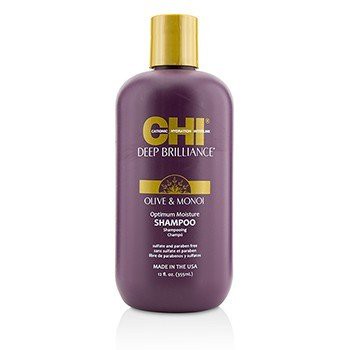 CHI CHI 橄欖和莫諾伊油保濕洗髮精 Deep Brilliance Olive & Monoi Optimum Moisture Shampoo 355ml/12oz-所有髮質洗髮精