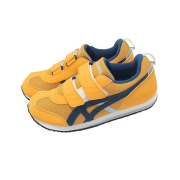 Asics 亞瑟士 休閒鞋 Idaho Mini 5 中童 小朋友 黃 麂皮 魔鬼氈 1144A434750