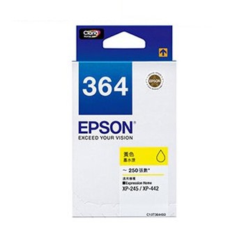 EPSON 黃色原廠墨水匣 / 盒 T364450 NO.364｜領券最高折$220