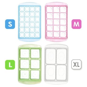 BabyHouse 愛兒房 JMGreen 新鮮凍 Premium RRE 第2代 副食品冷凍儲存分裝盒-S/M/L/XL【悅兒園婦幼生活館】