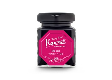 預購商品 德國 KAWECO 瓶裝墨水 寶石紅 50ml /瓶 4250278625771【APP滿額下單10%點數(單一帳號最高1500點)】8/31止