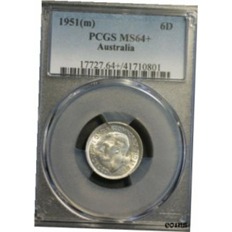 品質保証書付】 アンティークコイン NGC PCGS Australia 1951m