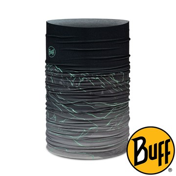 【西班牙 BUFF】經典頭巾Plus『灰藍山陵』BF136844 戶外 露營 登山 健行 休閒 時尚 出國 旅遊 保暖 禦寒 頭巾
