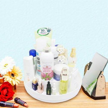 GS金德恩-台灣製造  買一送一 360度旋轉收納盒 旋轉收納盤 旋轉盒 多功能盒 收納盒 收納架 桌上收納架 收納