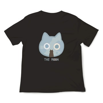 JZ TEE 黑貓-MOON 印花短袖T恤