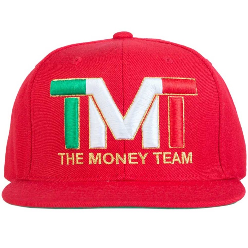 tmt-h43-2rg THE MONEY TEAM ザ・マネーチーム AND STILL (GOLD) レッドベース x 金ロゴ キャップ  メキシコ国旗 ( フロイド・メイウェザー TMT メイウェザー グッズ ボクシング 帽子 tmtキャップ メンズ ストリート スナップバック ) |  LINEブランドカタログ