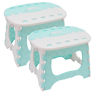 月陽超值2入高19cm粉彩系防碰傷便攜式折疊椅(SS1952)