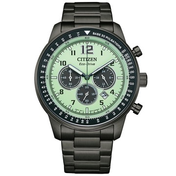 CITIZEN Chronograph 夜光型者 光動能計時腕錶 錶 手錶 送禮 CA4507-84X
