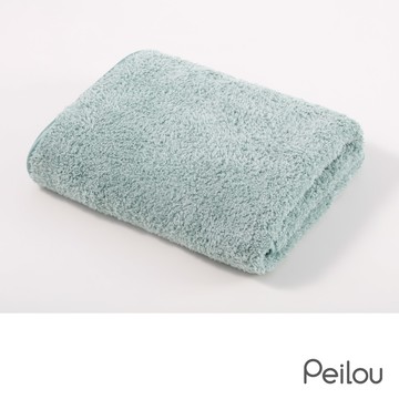 貝柔 Peilou - 超強十倍吸水超細纖維抗菌大浴巾-湖水綠 (140x76cm)