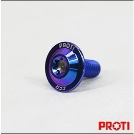 【現貨秒發】PROTI M6 正鈦 車牌螺絲 PROTI車牌螺絲 PROTI大牌螺絲 頭型牌照螺絲 防燙蓋
