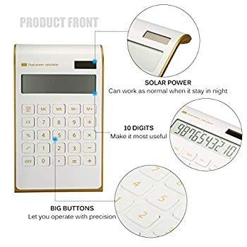CAVEEN Calculator Ultra Thin Solar Power Calculator for Home Office De