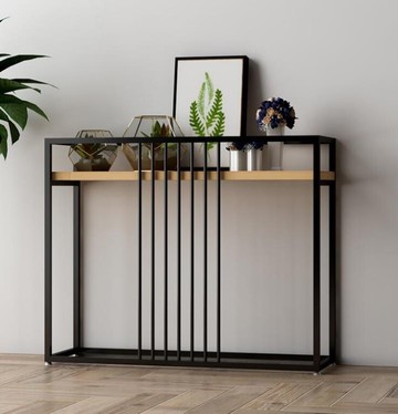 玄關桌櫃 北歐鐵藝玄關台現代簡約玄關桌條案沙發牆邊櫃邊桌長窄長條端景台【開春特惠】