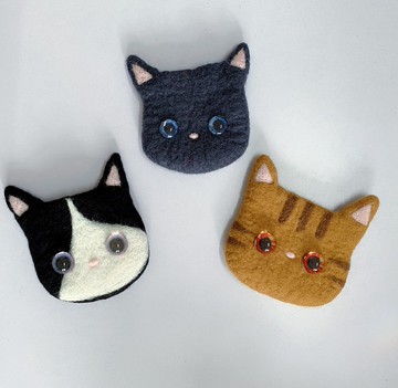 貓 gogoro 感應式磁扣 鑰匙套 附頸繩掛繩 台灣品牌 純手作