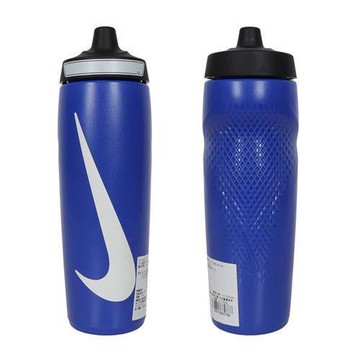 【NIKE】REFUEL 瓶蓋擠壓水壺 24 OZ-慢跑 登山 單車