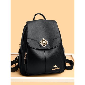 雙肩包女軟皮大容量2024新款時尚女士旅行皮背包潮流上班出行包包