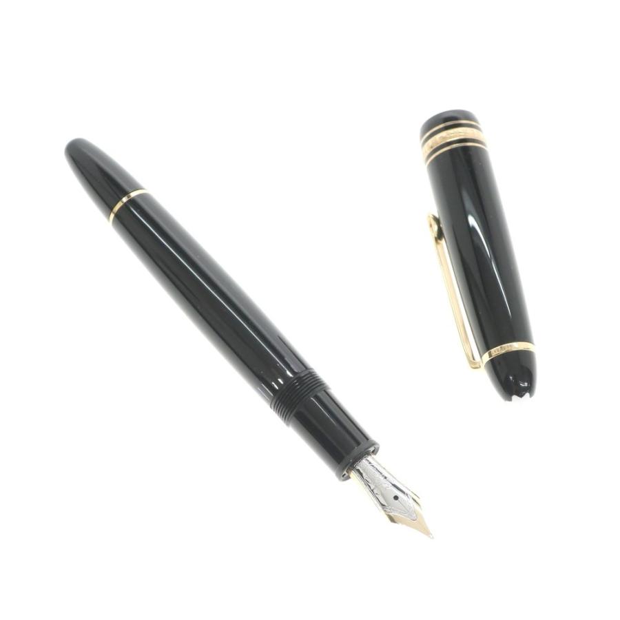 モンブラン MONTBLANC マイスターシュテック 万年筆 ブラック×ゴールドxゴールド