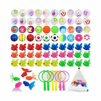 Hifinger 金魚すくい 106点セット おうちでスーパーボールすくい スーパーボール きんぎょ ポイすくいお祭り 景品 子ども会 お祭り 縁日 通販 Lineポイント最大get Lineショッピング