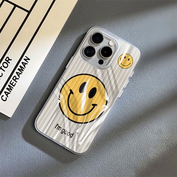 免運+隔日🚚行李箱紋手機殼 小衆個性笑臉 適用於蘋果17promax 16Pro 15plus14 13 1211防摔