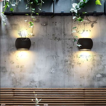 戶外燈防水壁燈北歐現代簡約過道燈庭院壁燈外墻壁燈別墅室外壁燈