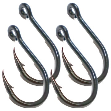 Ghost Blade 鬼刃 0704BLCSOI鉤 #30 釣魚鉤 - 高強度合金鋼材質 BLC電鍍塗層 鉤尖貫穿強化  5.1cm  4個裝  1組