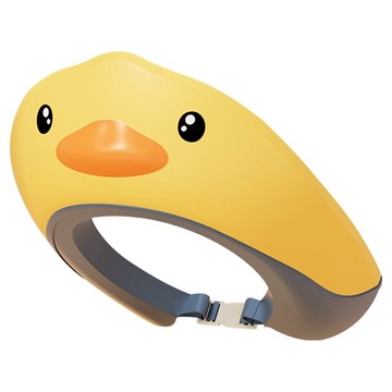 YUNMI 嬰兒洗髮帽/沐浴護耳帽/寶寶專用洗頭帽/兒童洗髮帽/理髮帽/洗頭神器 可調節頭圍 0-6歲適用  1個  黃色