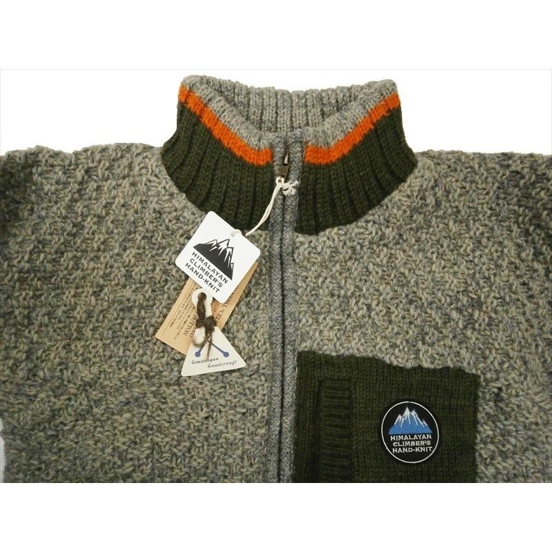 mcg3078-【HIMALAYAN CLIMBERS HAND-KNIT】手編みカウチンニット