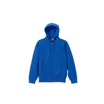 United Athle 10.0oz T/C 內刷毛 連帽拉鏈外套 寶藍色 3562001-085 [EW]