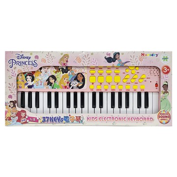 HUNDRED PICTURES 百耘圖 Disney Princess 公主 37Keys電子琴 帶音樂音效  49.6 x 20.5 x 3.5cm  1個