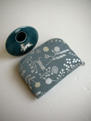 古家悅子【圖騰】棉麻-短夾/皮夾/零錢包/禮物