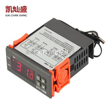 溫控器 stc-1000 水族孵化海鮮機電子數顯微電腦溫度控制器開關[領邦五金配件]