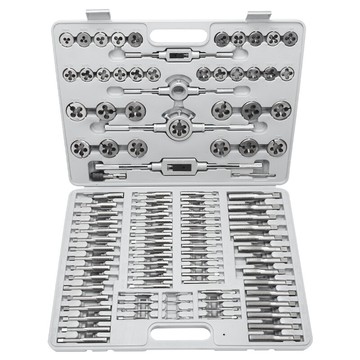 絲錐板牙絲攻組合套裝攻絲鉆頭手動套絲工具開絲器手用螺紋攻牙器