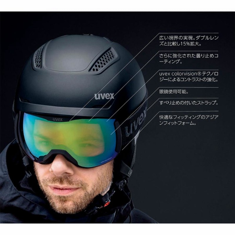 【美品】 ウベックスゴーグル新品未使用 スキー・スノーボードアクセサリー