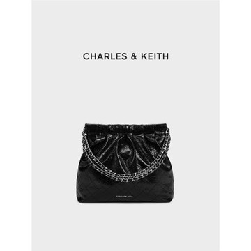(免運)【雙11熱銷】CHARLES&KEITH女包CK2-20671559鏈條托特流浪包中號