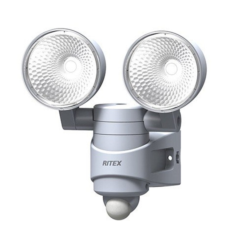 ムサシ RITEX 7W×2灯 LEDセンサーライト 「AC電源タイプ」 防雨タイプ LED-AC314 通販 LINEポイント最大0.5%GET  LINEショッピング