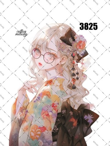 original sticker no.3825 人物貼紙 原創貼紙 原創人物貼紙 裝飾貼紙 cotton melody