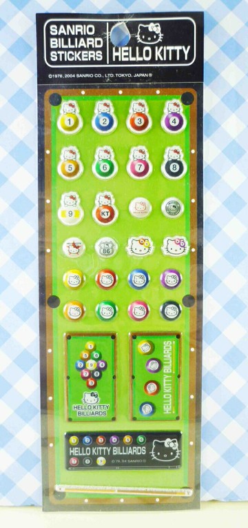 【震撼精品百貨】Hello Kitty 凱蒂貓 KITTY立體貼紙-賓果綠 震撼日式精品百貨