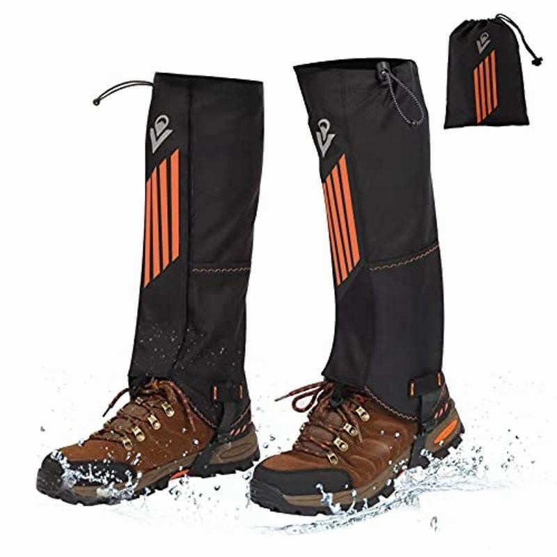 期間限定！最安値挑戦】 Azarxis ゲイター 防水 登山 スパッツ ゲーター 軽量 脚絆 泥除け 砂よけ 通気 雨 雪 悪天候に 釣り  トレッキング アウトドア レ