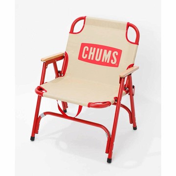 【CHUMS】CHUMS Back with Chair折疊椅 米/紅-CH621753B044